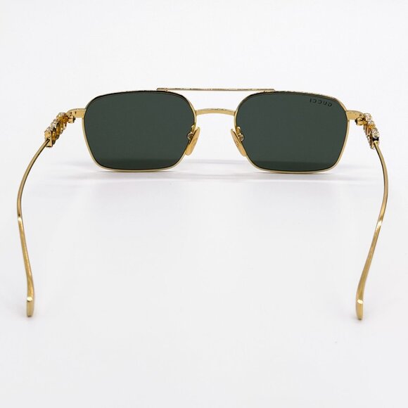 NEW GUCCI SUNGLASSES GOLD UNISEX EYEWEAR GUCCI GG1804S 001 main image 8
